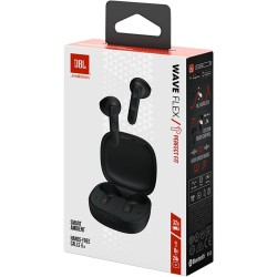 JBL Wave Flex, Écouteurs Intra-Auriculaires Sans Fil, Resistance à l'Eau IP54 et IPX2, Technologie TalkThru et AmbientAware, Aut
