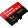 SanDisk Extreme PRO 1 To microSDXC, Carte micro sd + adaptateur SD (Pour smartphone, caméra d'action ou droner, jusqu'à 200 Mo/s