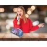 Lexibook, La Reine des Neiges, Enceinte Haut-Parleur sans Fil Lumineuse avec Micro, Son stéréo, Fonction karaoké, Ports USB et C