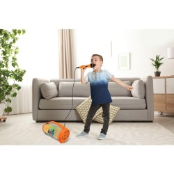 Lexibook, Naruto, Enceinte Haut-Parleur sans Fil Lumineuse avec Micro, Son stéréo, Fonction karaoké, Ports USB et Carte SD, Batt