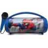 Lexibook, Spider-Man, Enceinte Haut-Parleur sans Fil Lumineuse avec Micro, Son stéréo, Fonction karaoké, Ports USB et Carte SD, 