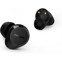 Philips tat1209bk true wireless in ear bluetooth headphones - small buds. great value natural sound. dynamic bass, pocket-sized 