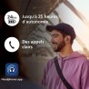 Philips tat3509gy noise cancelling true wireless in ear bleutooth headphones - small buds. natural sound. dynamic bass, pocket-s