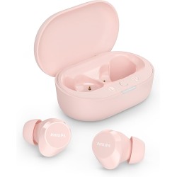 Philips tat1209pk true wireless in ear bleutooth headphones - small buds. great value natural sound. dynamic bass, pocket-sized 