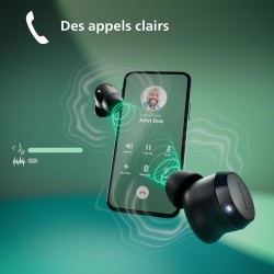 Philips tat1209pk true wireless in ear bleutooth headphones - small buds. great value natural sound. dynamic bass, pocket-sized 