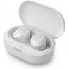 Philips tat1209wt true wireless in ear bluetooth headphones - small buds. great value natural sound. dynamic bass, pocket-sized 
