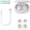 Philips tat1209wt true wireless in ear bluetooth headphones - small buds. great value natural sound. dynamic bass, pocket-sized 