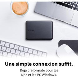 Toshiba Canvio Partner 2TB Portable 2.5'' External Hard Drive, USB 3.2, Compatible Mac & Windows. Xbox, PS4, PS5 (HDTB520EK3AB)