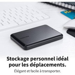 Toshiba Canvio Partner 2TB Portable 2.5'' External Hard Drive, USB 3.2, Compatible Mac & Windows. Xbox, PS4, PS5 (HDTB520EK3AB)