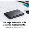 Toshiba Canvio Partner 2TB Portable 2.5'' External Hard Drive, USB 3.2, Compatible Mac & Windows. Xbox, PS4, PS5 (HDTB520EK3AB)