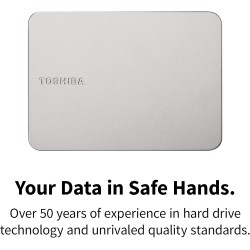 Toshiba Canvio Flex 1 to - Disque Dur Externe (HDD) Portable de 2,5 Pouces pour Mac, Windows PC, Smartphone et Tablette, Compati
