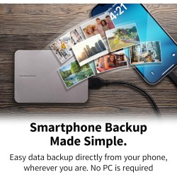 Toshiba Canvio Flex 2TB HDD 2.5? 5000Mbit/s Plata + USB-A & USB-C