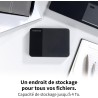 Toshiba 2TB Canvio Ready - Disque Dur Externe Portable de 2,5 Pouces avec SuperSpeed USB 3.2 Gen 1, Compatible avec Microsoft Wi