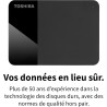 Toshiba 2TB Canvio Ready - Disque Dur Externe Portable de 2,5 Pouces avec SuperSpeed USB 3.2 Gen 1, Compatible avec Microsoft Wi
