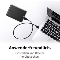 Toshiba Canvio Partner 4TB Portable 2.5'' External Hard Drive, USB 3.2, Compatible Mac & Windows. Xbox, PS4, PS5 (HDTB540EK3CB)