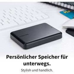Toshiba Canvio Partner 4TB Portable 2.5'' External Hard Drive, USB 3.2, Compatible Mac & Windows. Xbox, PS4, PS5 (HDTB540EK3CB)