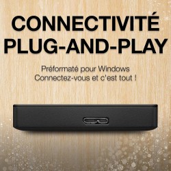Seagate Portable Amazon Special Edition 1To, USB 3,0 Portable Disque dur externe pour Mac, PC, Services Rescue (STGX1000400)