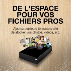 Seagate Desktop 8To, Disque Dur Externe, USB 3,0 pour PC Laptop et Mac, Services Rescue (STGY8000400)