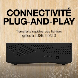 Seagate Desktop 8To, Disque Dur Externe, USB 3,0 pour PC Laptop et Mac, Services Rescue (STGY8000400)