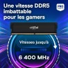 Crucial Pro RAM DDR5 64Go Kit (2x32Go) 6000MHz CL40, Overclocking Gaming, Intel XMP 3.0 / AMD EXPO, PC Mémoire, Noir - CP2K32G60