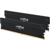 Crucial Pro RAM DDR5 64Go Kit (2x32Go) 6400MHz CL40, Overclocking Gaming, Intel XMP 3.0 / AMD Expo, PC Mémoire, Noir - CP2K32G64