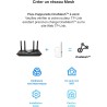 TP-Link Répéteur WiFi 6 Mesh (RE600X), Amplificateur WiFi AX1800 Couvre jusqu'à 100 m², WiFi Extender, WiFi Booster, 1 Port Ethe