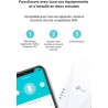 TP-Link Répéteur WiFi 6 Mesh (RE600X), Amplificateur WiFi AX1800 Couvre jusqu'à 100 m², WiFi Extender, WiFi Booster, 1 Port Ethe