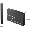 Gorilla Carts 2To Disque Dur Externe, Ultra-Mince 2, 5", Stockage pour PC, Mac PC, TV, Ordinateur Portable, Bureau, Windows (Noi