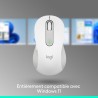 Logitech signature m650 l souris sans fil grande taille - pour mains larges, pile 2 ans, clics silencieux, boutons de côtés prog