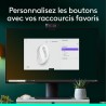 Logitech signature m650 l souris sans fil grande taille - pour mains larges, pile 2 ans, clics silencieux, boutons de côtés prog