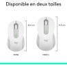 Logitech signature m650 l souris sans fil grande taille - pour mains larges, pile 2 ans, clics silencieux, boutons de côtés prog