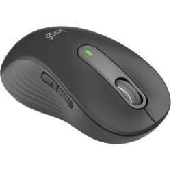 Logitech signature m650 l left souris sans fil - pour grandes mains gauches, pile 2 ans, clics silencieux, boutons de côtés prog