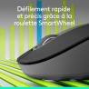 Logitech signature m650 l left souris sans fil - pour grandes mains gauches, pile 2 ans, clics silencieux, boutons de côtés prog