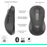 Logitech signature m650 l left souris sans fil - pour grandes mains gauches, pile 2 ans, clics silencieux, boutons de côtés prog