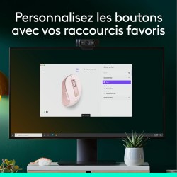 Logitech signature m650 l souris sans fil grande taille - pour mains larges, pile 2 ans, clics silencieux, boutons de côtés prog