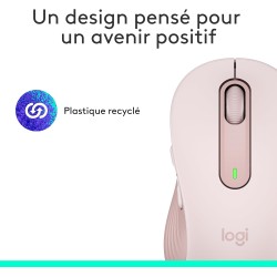 Logitech signature m650 l souris sans fil grande taille - pour mains larges, pile 2 ans, clics silencieux, boutons de côtés prog