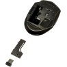 Amazon Basics Souris sans fil ergonomique - DPI réglables - Noir