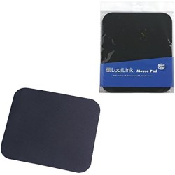 LogiLink ID0096 Tapis de souris 3 x 220 x 250 mm Schwarz | 10er Pack