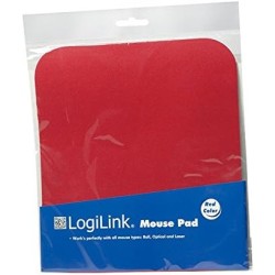 LogiLink ID0096 Tapis de souris 3 x 220 x 250 mm Rot | 4er Pack