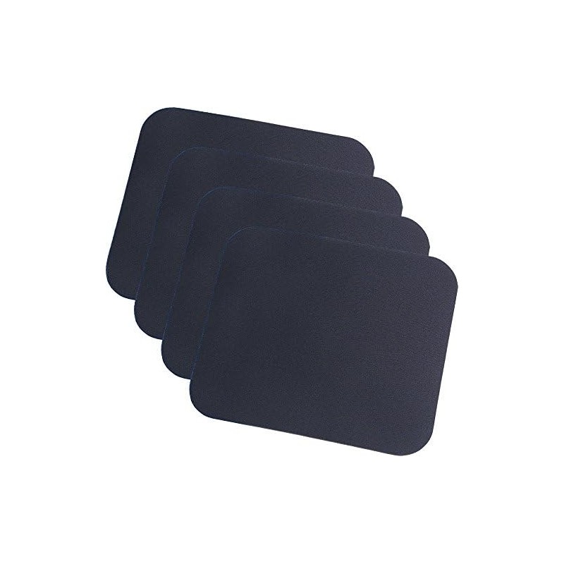 LogiLink ID0096 Tapis de souris 3 x 220 x 250 mm Schwarz | 4er Pack