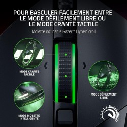 Razer Basilisk V3 - Souris Gaming Filaire (10+1 Boutons programmables, Molette HyperScroll Tilt, Interrupteur de Souris Optique,