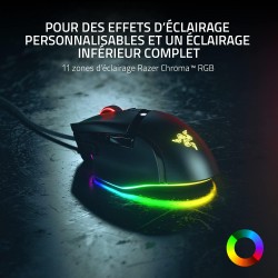 Razer Basilisk V3 - Souris Gaming Filaire (10+1 Boutons programmables, Molette HyperScroll Tilt, Interrupteur de Souris Optique,