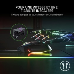 Razer Basilisk V3 - Souris Gaming Filaire (10+1 Boutons programmables, Molette HyperScroll Tilt, Interrupteur de Souris Optique,