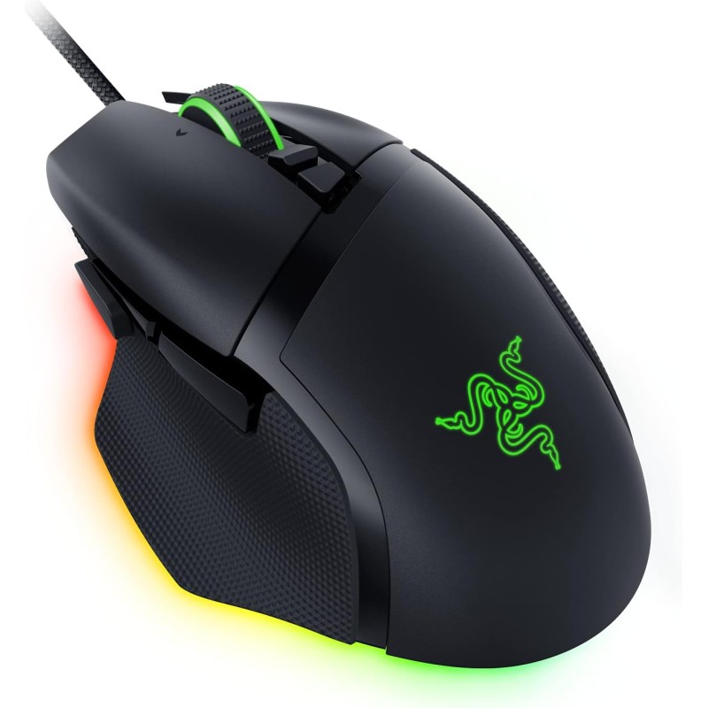 Razer Basilisk V3 35K - Souris de Jeu Filaire Ergonomique entièrement Personnalisable - Focus Pro 35K Optical Sensor (HyperScrol