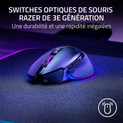 Razer Basilisk V3 Pro 35K - Souris de Jeu Ergonomique sans Fil entièrement Personnalisable avec Chroma RGB - Capteur Optique 35K