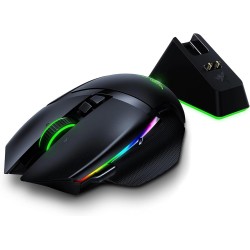 Razer Basilisk Ultimate avec Station de Charge - Souris Gaming sans Fil avec 11 Boutons programmables (Capteur Optique Focus+ 20