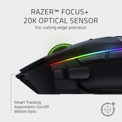Razer Basilisk Ultimate avec Station de Charge - Souris Gaming sans Fil avec 11 Boutons programmables (Capteur Optique Focus+ 20