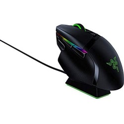 Razer Basilisk Ultimate avec Station de Charge - Souris Gaming sans Fil avec 11 Boutons programmables (Capteur Optique Focus+ 20