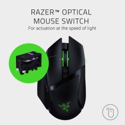 Razer Basilisk Ultimate avec Station de Charge - Souris Gaming sans Fil avec 11 Boutons programmables (Capteur Optique Focus+ 20