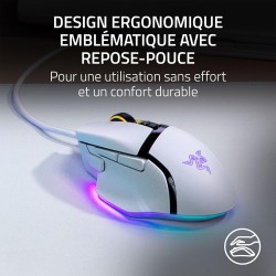 Razer Basilisk V3 - Souris Gaming Filaire Personnalisable - Design Ergonomique - capteur 26K DPI - Chroma RGB - 11 Boutons progr